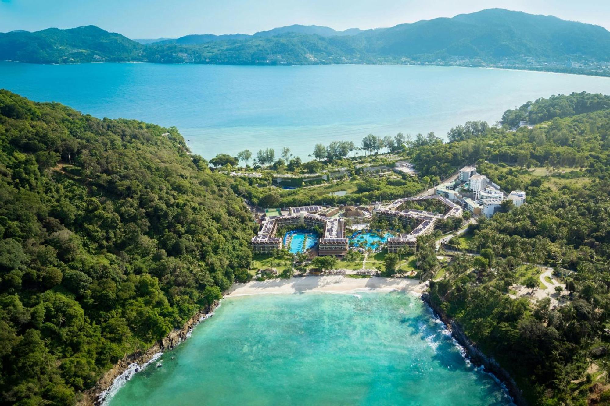 Phuket Marriott Resort & Spa, Merlin Beach Patong Exterior photo Aerial view of the resort